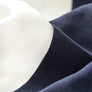 Tencel Cuban Collar Shirt - Navy & White