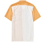 Tencel Cuban Collar Shirt - Apricot & White