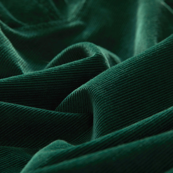 Bottle Green Cord Zip-Up Overshirt - Fitz & Fro