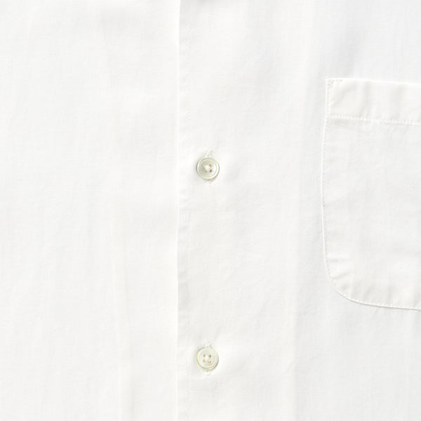Tencel Cuban Long Sleeve Shirt - Off White
