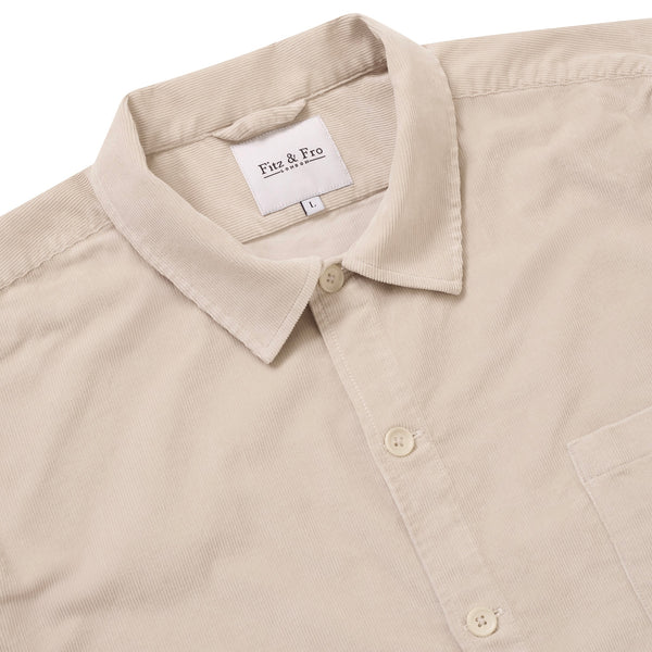 Cord Overshirt - Light Stone