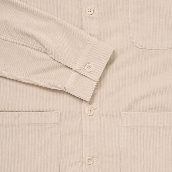 Cord Overshirt - Light Stone