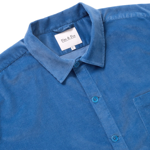 Cord Overshirt - Dusty Blue