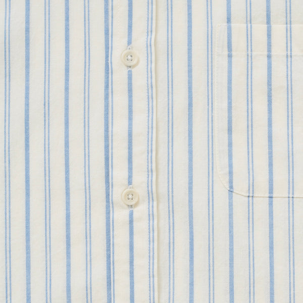 Cotton Short Sleeve - Blue Multi Stripe