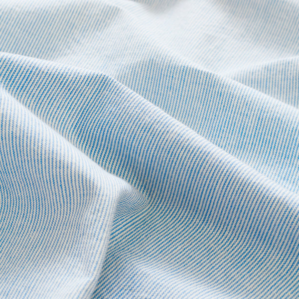 Cotton Short Sleeve - Blue Stripe