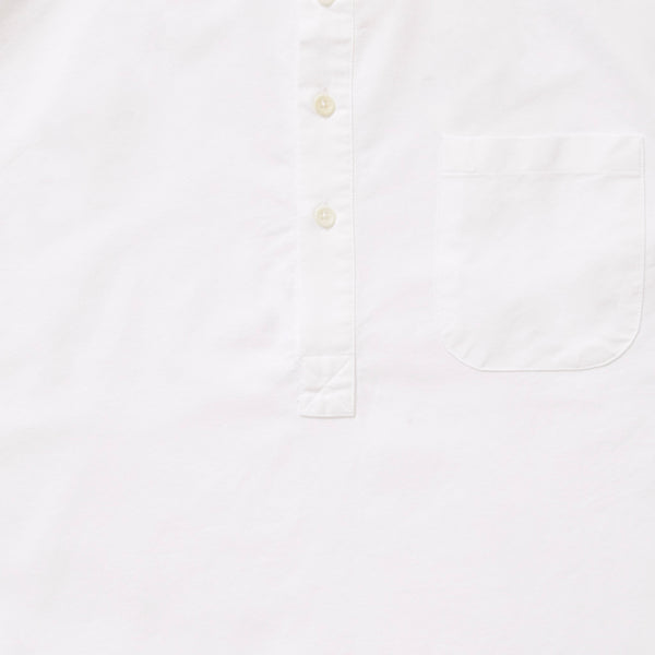 Organic Oxford Popover Shirt - White