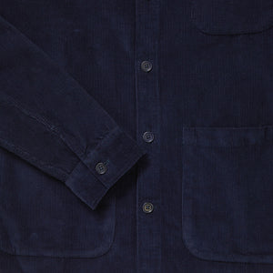 Cord Overshirt - Navy Blue